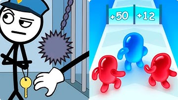 Thief Puzzle vs Join Blob Clash 3D Satisfying ASMR Gameplay (Android,ios) (New Update)