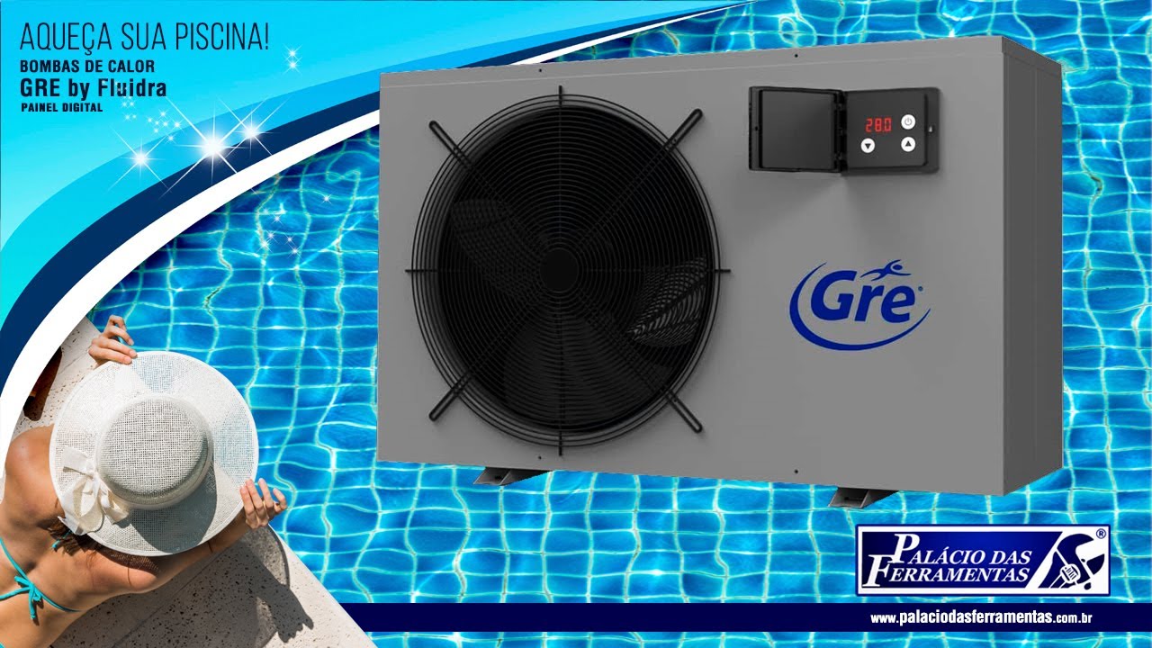 Aquecedores Trocadores de Calor GRE para Piscinas com Painel Digital