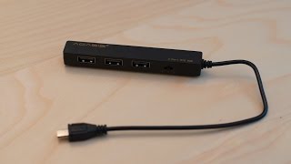 OTG USB Hub + Charging Cable for Chuwi Hi8 from Banggood - UK Unboxing and Review Guide