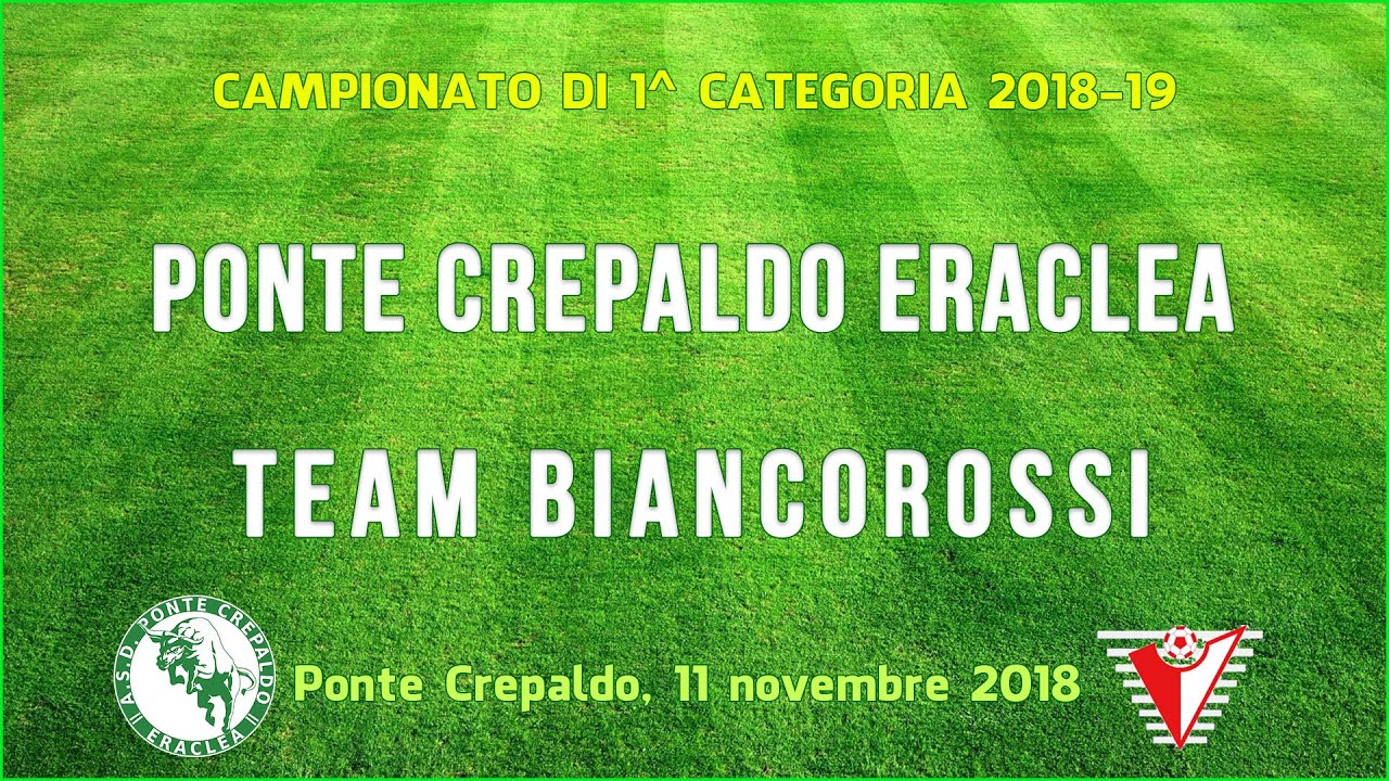 Prima categoria: Ponte Crepaldo Eraclea - Team Biancorossi