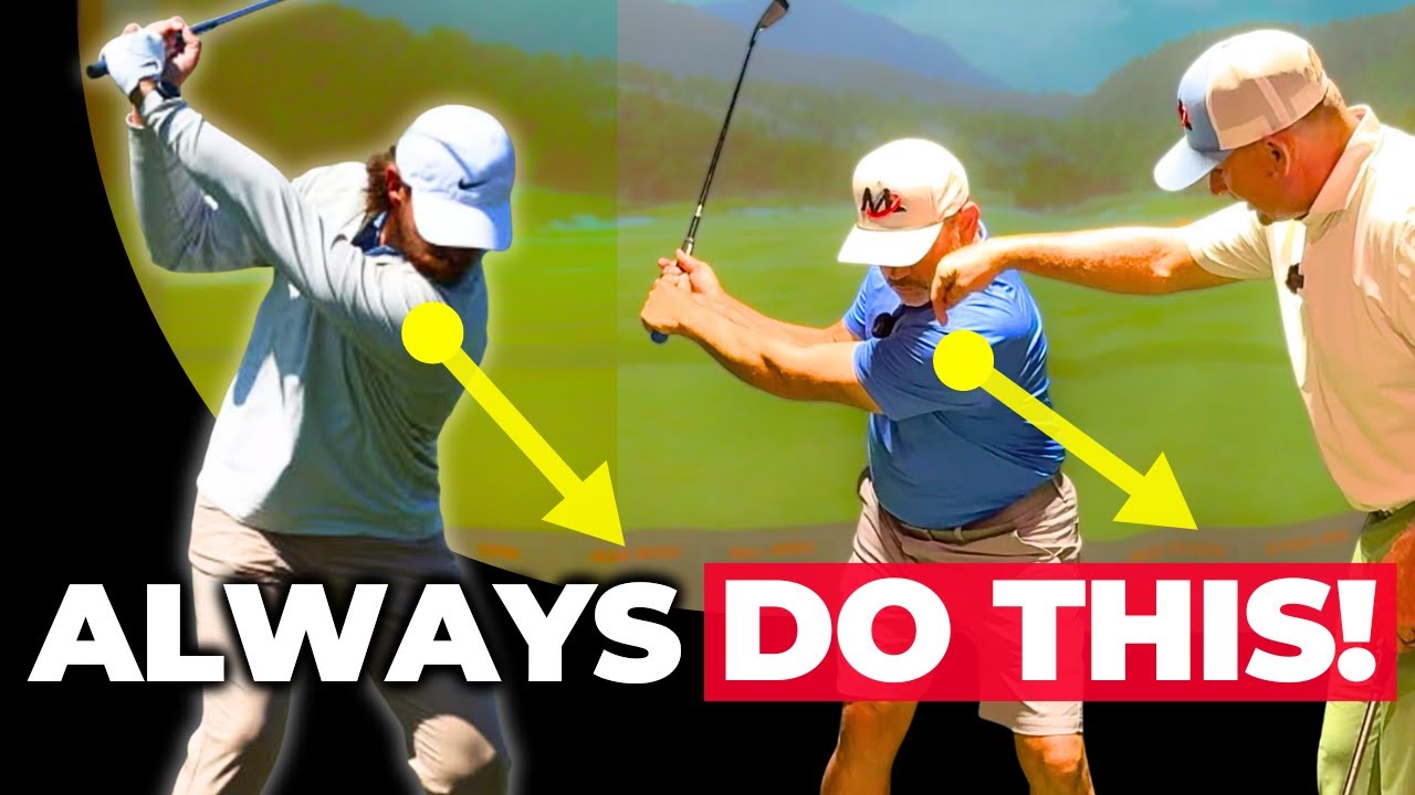 Always Make This Left Shoulder MOVE For a Proper Downswing!
