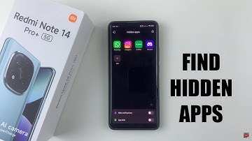 How To Access Hidden Applications On Redmi Note 14 / 14 Pro