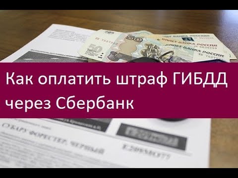 Как оплатить штраф ГИБДД через Сбербанк. Советы