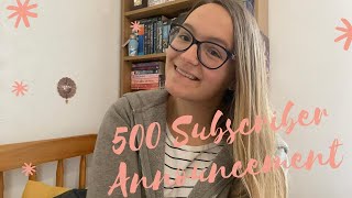 500 Subscriber Q&A Announcement (& Giveaway!)