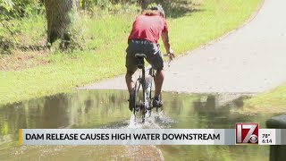 Florence's rain being released from lakes, dams is flooding Triangle greenways