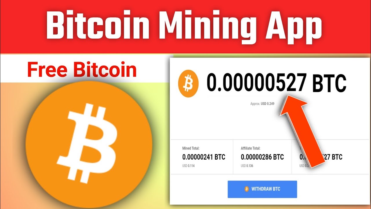 Free Bitcoin Mining app | Bitcoin Referearn affiliate program | How To Mining  Bitcoin mobile 2022 - YouTube