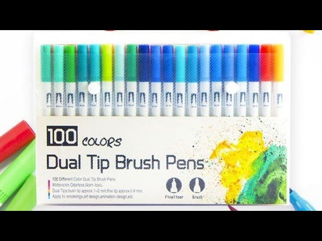 Hethrone Dual Tip Pens Color 100 Colors Art Pens & Markers – HETHRONE