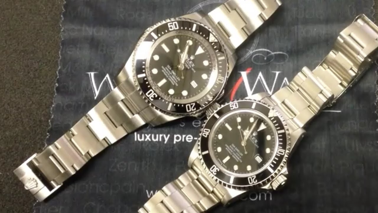 sea dweller 16600 vs submariner