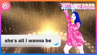 JUST DANCE 2026 EDITION - SHE'S ALL I WANNA BE - TATE MCRAE (FANMADE)