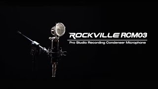 TODO SOBRE TU Microfono de Condensador para Grabacion Profesional de Estudio Rockville RCM02 So
