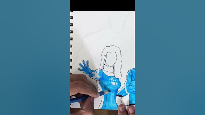 Drawing Invisible woman (Sue Storm) | Fantastic Four fan art part 2 #viralvideos #fantasticfour #art