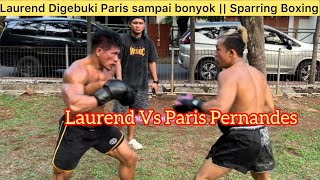 Sparring Boxing Laurend V Paris Pernandes || Laurend Hancur Hidung p3c4h