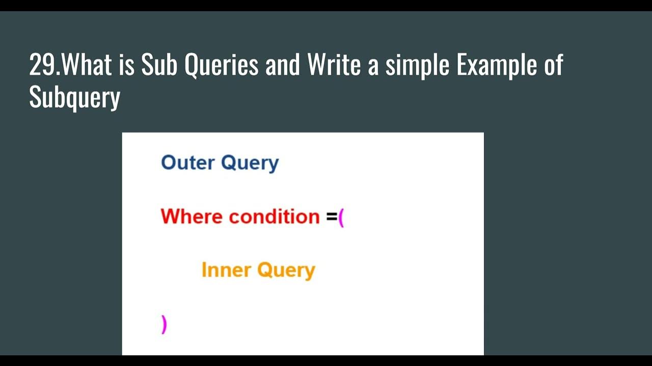 what-is-sub-queries-and-write-a-simple-example-of-subquery