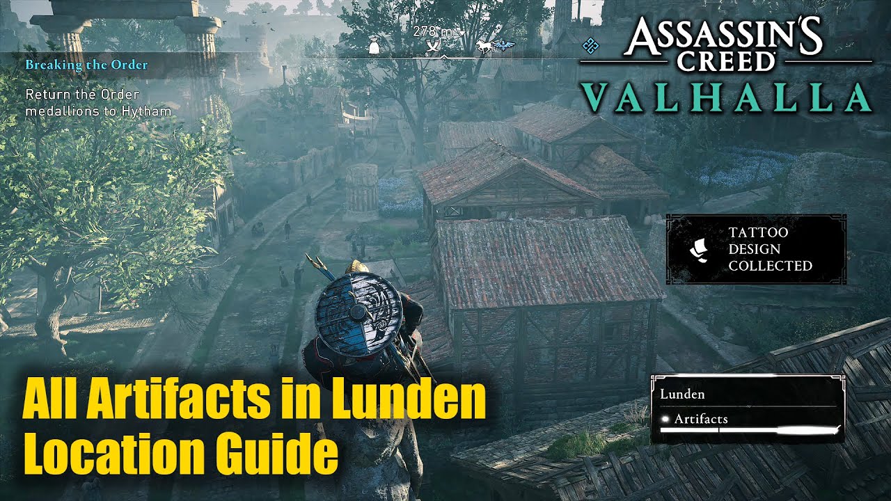 Assassin's Creed Valhalla PS5 • All Artifacts in Lunden Collectible Location Guide
