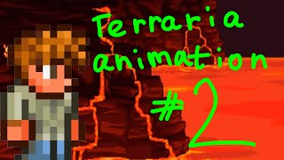 [Terraria animation #2] Blue Slime and Guide, при помощи: @Urihanimation