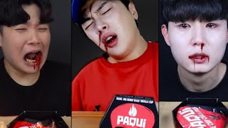 orang Korea , Jepang , China makan paqui sampai nangis berdarah😮😮