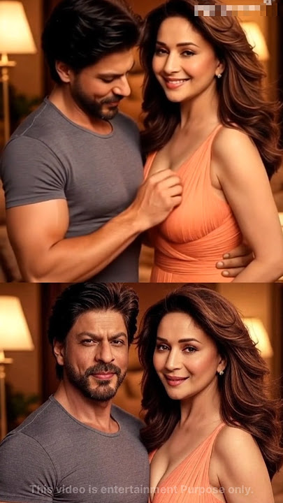 Shahrukh khan and madhuri dixit enjoying #shortsfeed #trending #youtubeshorts #aishorts #shortvideo