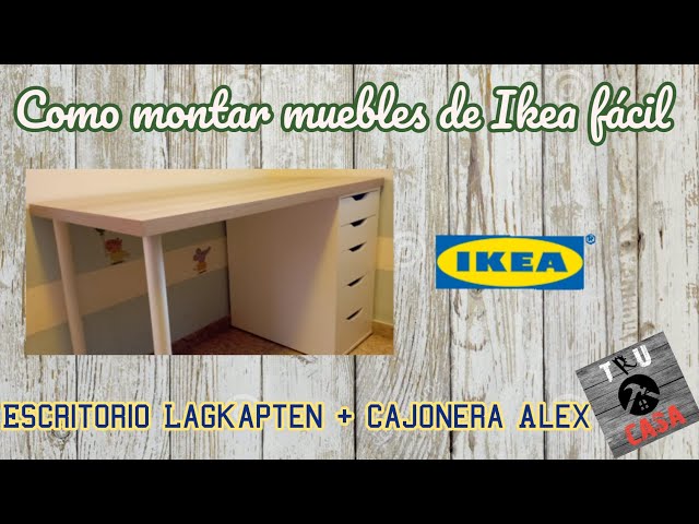 LAGKAPTEN / ALEX escritorio, blanco, 140x60 cm - IKEA