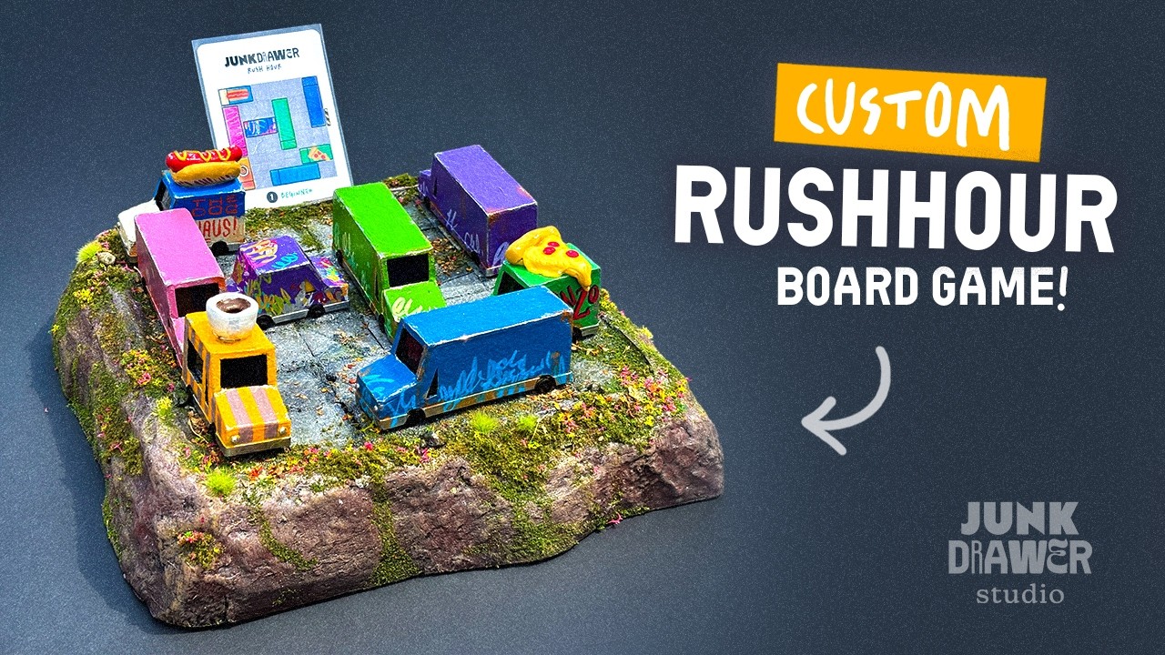 Finishing my Hand-Made Rush Hour Board!