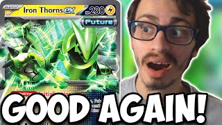 QUAD Decks Are Finally GOOD Again & This Is The Best One By Far! Iron Thorns ex Deck PTCGL