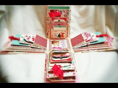 Tutorial *4 Authentique Lovestruck Explosion Box ( CCC project ) - YouTube