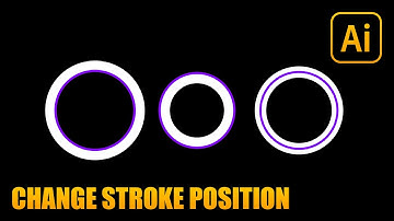 Illustrator Tutorial - Change Stroke Position