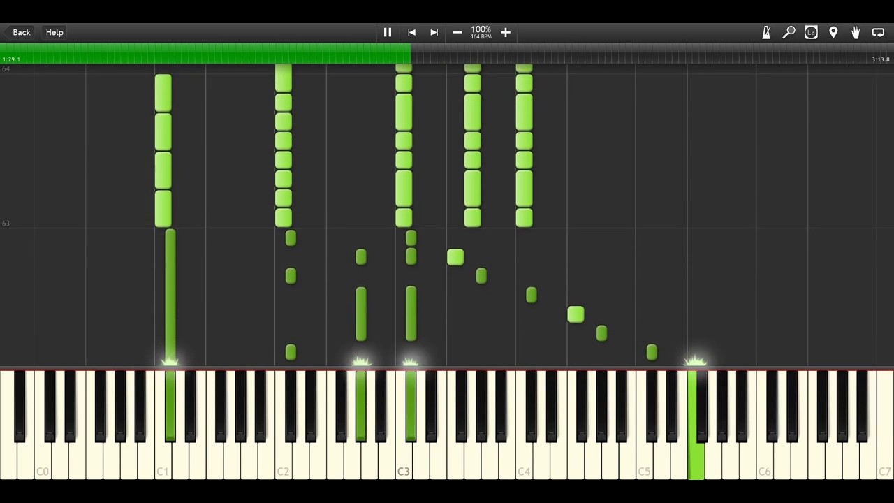 One Ok Rock Piano Midi Version Youtube