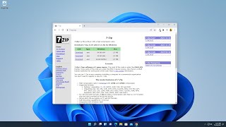 how to install and use 7-zip on windows 11