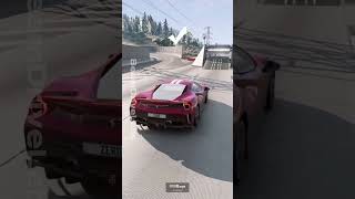 Ferrari Brake Test GONE WRONG at 130MPH 😬 #shorts #simulation #ferrarivs