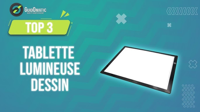 UTILISER LA TABLETTE LUMINEUSE pour REPRODUIRE ou MODIFIER un dessin 