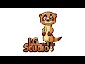 Cute character logo animation