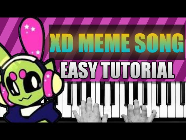 Pixel Pig (xd meme song) (Piano Tutorial Lesson)