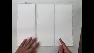 Getting a Deckled Edge on Watercolor Paper