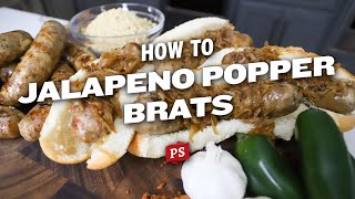 Jalapeno Popper Bratwurst | Jalapeno, Bacon & Cream Cheese Sausage