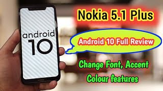 Nokia 5.1 Plus Android 10 Full Review | Excited Features | Change Font, Accent Colour ❤️👌 screenshot 4