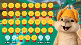 MENCARI 35 MEDALI EMAS SUPER BEAR UNGU🐻🟣