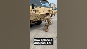 Slow Version : Fun vs Efficiency | How Army Logically Fix Leak Oil #military #maintenance #usshorts