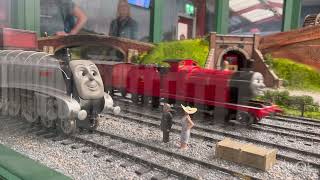 Drayton Manor Discover Thomas And Friends Exhibition - James With The Red Branch Line Coaches