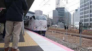【また遭遇】281系ハローキティver 特急はるか 京都行き 新大阪駅発車