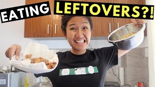 COOKING my LEFTOVERS to CHICKEN RAMEN (budget meals)