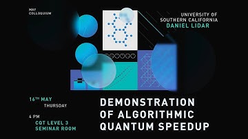 Demonstration of algorithmic quantum speedup