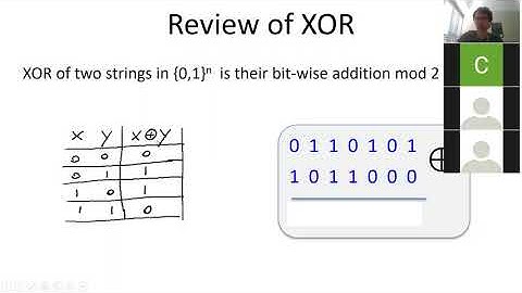 CompSci.201, Lec 2:  Perfect security of encryption, One-Time Pad (10/7)