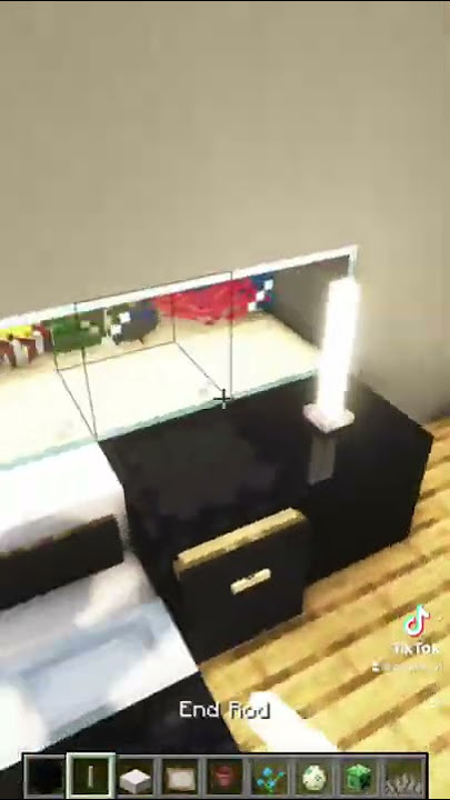 Modern Bedroom in Minecraft! #shorts #minecraft