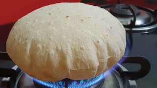Soft Phulka Roti/Chapathi without Oil | Indian Flat Bread Recipe|Breakfast/Dinner|TryTip Creations