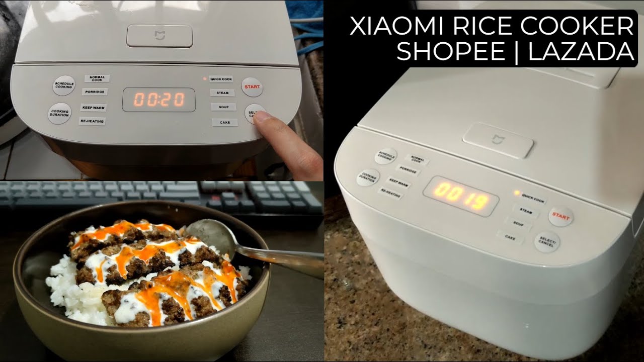 Xiaomi Mijia C1 Rice Cooker How to Use Unboxing Shopee Lazada