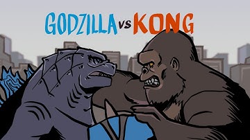 Godzilla vs  Kong - Animation (Avengers Infinity War Version)