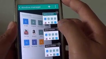 Samsung Galaxy S5: Maximum Limit Number of Windows Can be Open in Internet