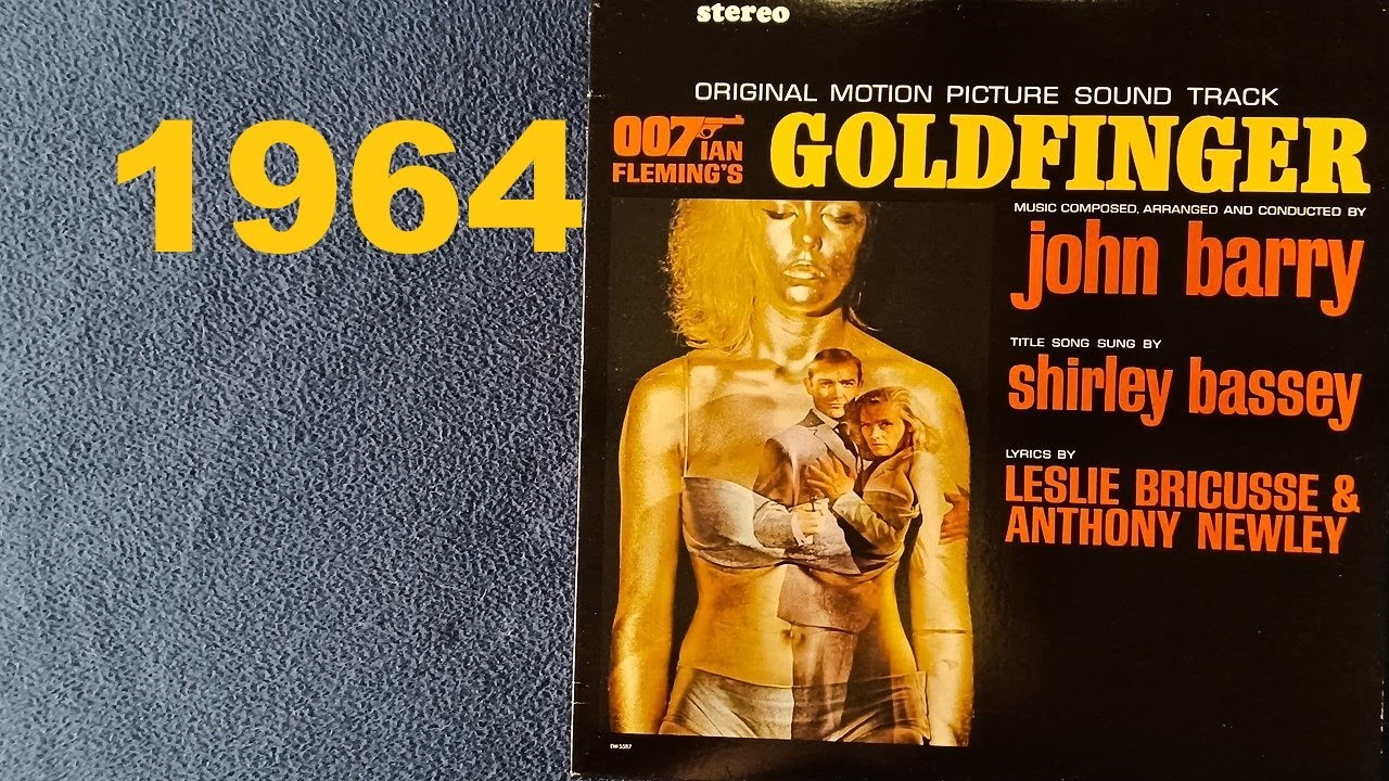 GOLDFINGER, ORIGINAL MOTION PICTURE SOUNDTRACK, VINYL LP ALBUM, 1964 Danjaq, LIBERTY, Capitol
