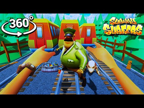 360° SUBWAY SURFERS VR VIDEO  Virtual Reality Experience 