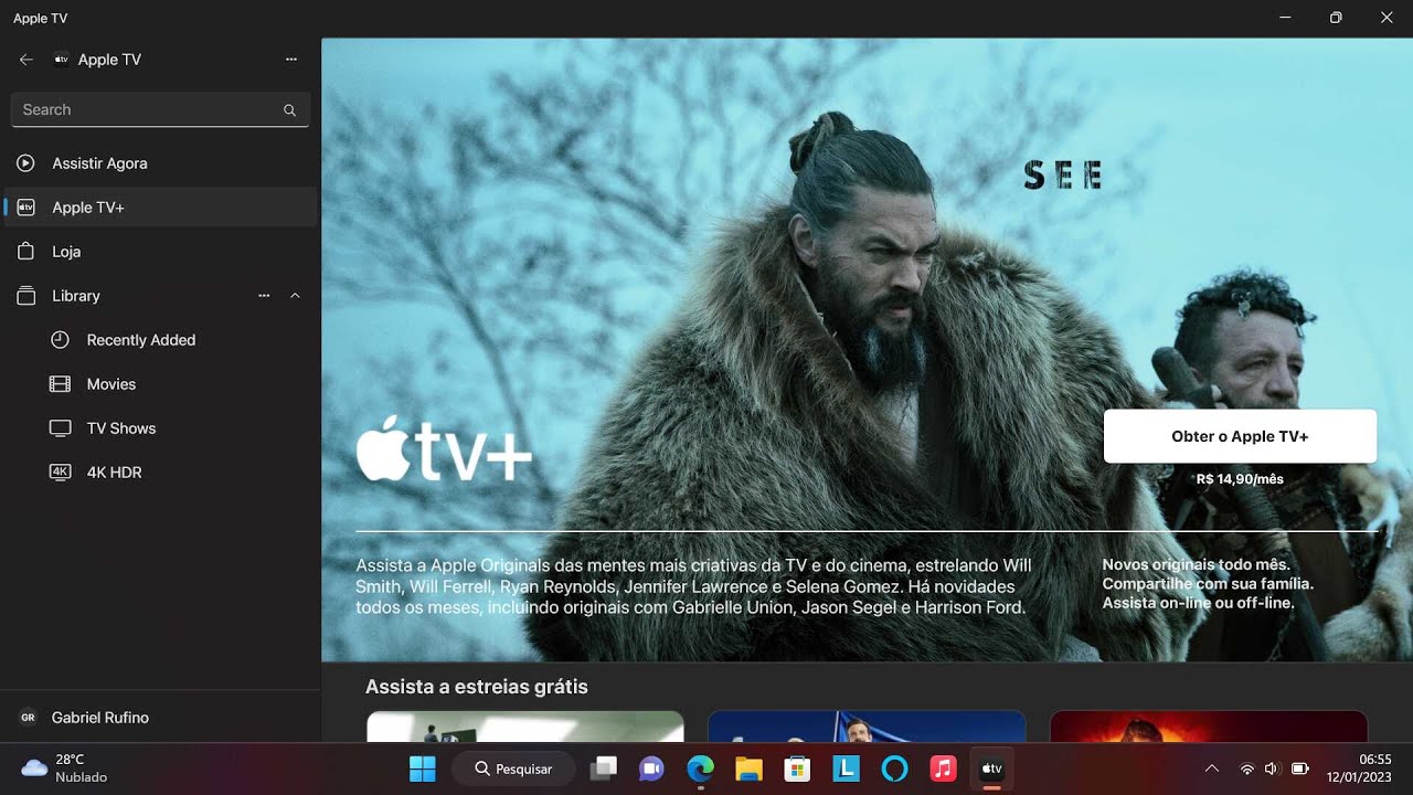 Apple TV Preview app for Windows 11 [Hands-on/Tour] - YouTube